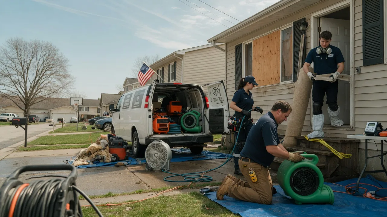 Water Damage Restoration in Effingham, IL near me